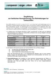 Empfehlung zur farblichen Kennzeichnung von Rohrleitungen ... - EBU