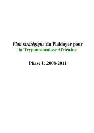 Plan stratÃ©gique du Plaidoyer pour la Trypanosomiase Africaine ...