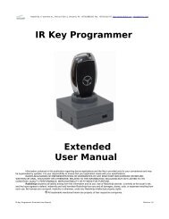 IR Key Programmer Extended User Manual - Efichip.com
