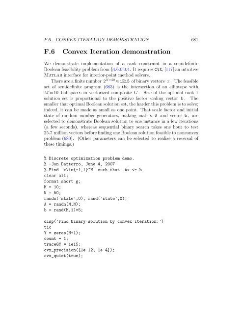 v2007.11.26 - Convex Optimization