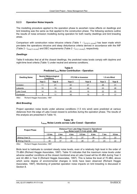 November 2004 (PDF 11.6 MB) - Barrick Gold Corporation