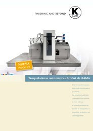 Troqueladoras automÃƒÂƒÃ‚Â¡ticas ProCut de KAMA - Kama GmbH