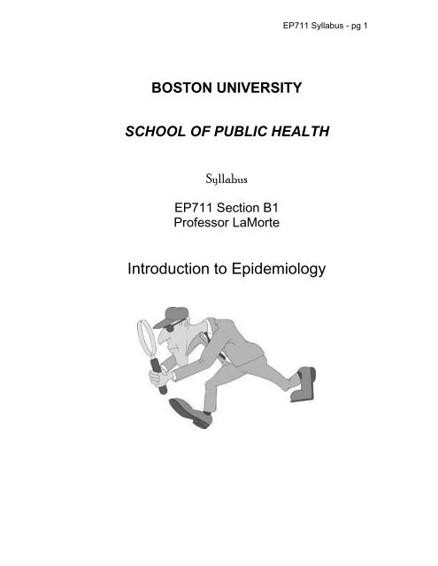 An Introduction to Epidemiology