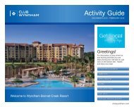 Activity Guide - Wyndham Vacation Resorts