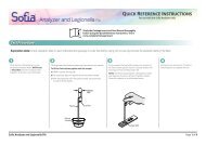 Analyzer and Legionella FIA - Quidel