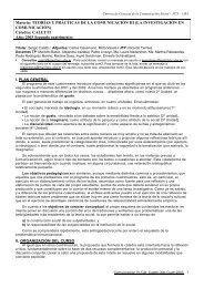 Comunicación III - Caletti - 2003 2º - Carrera de Ciencias de la ...