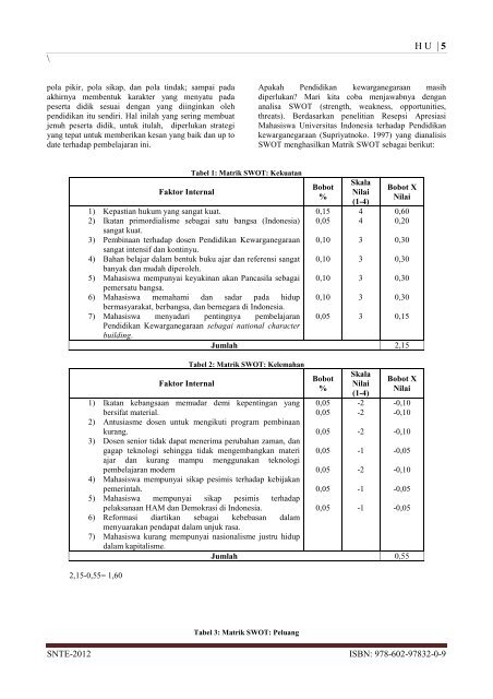 Buku Prosiding Seminar Nasional Tahun 2012 - ELEKTRO ...