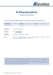 R-Phycoerythrin - Biontex Laboratories