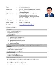 Name : Dr. Suresh Subramoniam Designation : Asst ... - Me.cet.ac.in