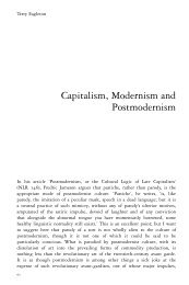 Capitalism, Modernism and Postmodernism - SOK