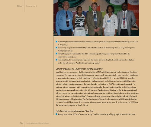 Academy of Science South Africa 2005/6 Annual Report