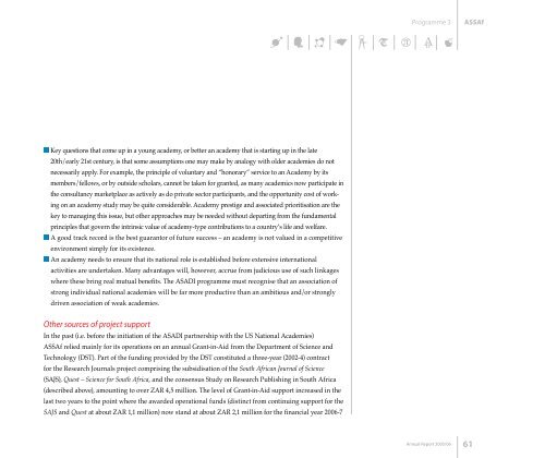 Academy of Science South Africa 2005/6 Annual Report