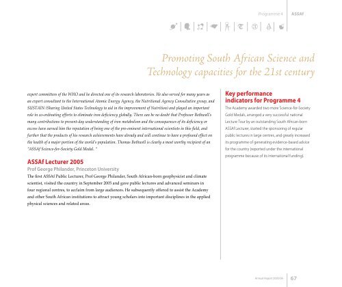 Academy of Science South Africa 2005/6 Annual Report