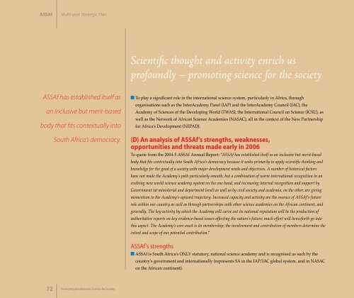 Academy of Science South Africa 2005/6 Annual Report