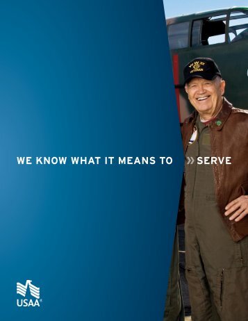We Know What It Means To Serve - USAA
