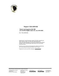 Rapport EAA 2005:002, Olycka med flygplanet ... - EAA chapter 222