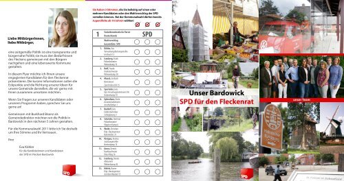 Flyer - SPD-Ortsverein Bardowick