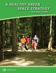 A HEALTHY GREEN SPACE STRATEGY - Oakville