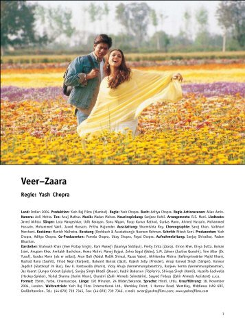 Veer–Zaara - Berlinale