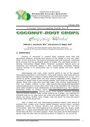 Department of Agriculture - Philippine Coconut Authority ...