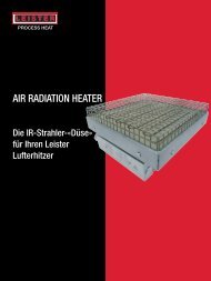 Air Radiation Heater - Leister