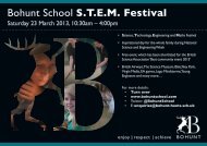 Bohunt School S.T.E.M. Festival