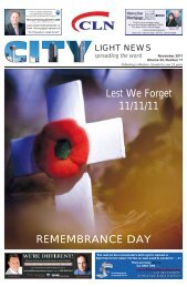 Lest We Forget 11/11/11 REMEMBRANCE DAY - City Light News
