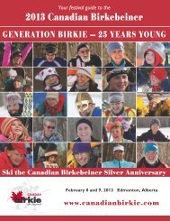 PDF Downloadable version - Canadian Birkebeiner Ski Festival