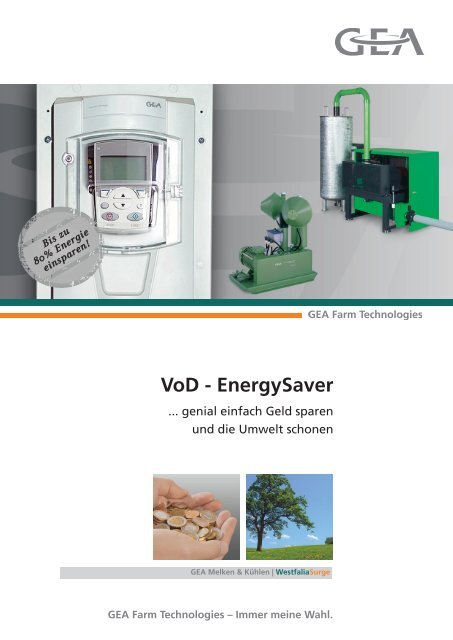 Der VoD - EnergySaver - GEA Farm Technologies