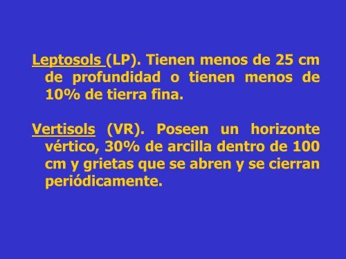 La estructura del suelo