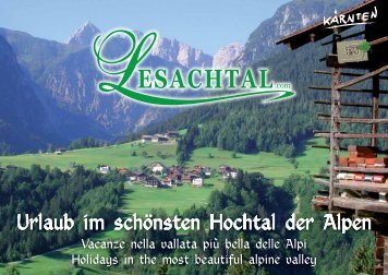 Urlaub im schÃ¶nsten Hochtal der Alpen - Lesachtal-Shop