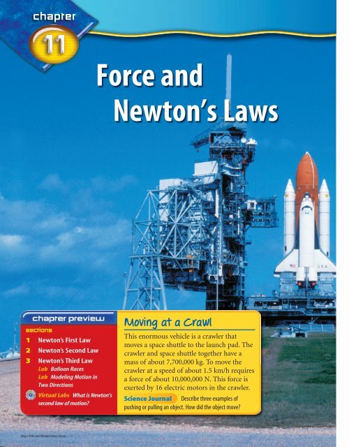 Force and Newton's Laws