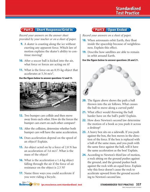 Force and Newton's Laws