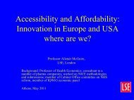 Affordability and Accessibility