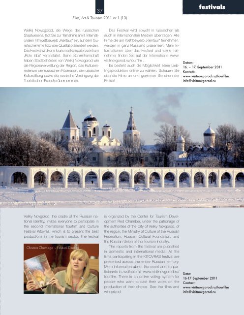 POLAND - Film, Art&Tourism Magazine