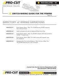 SB18 Switch-Wiring Guide for the PFM900 - Pro-Cut USA On-Car ...