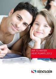 AIR TO WATER HEAT PUMPS 2012