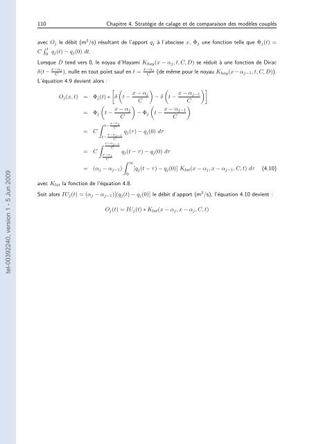 Quels apports hydrologiques pour les modÃ¨les hydrauliques? Vers ...