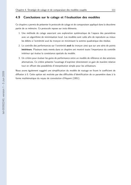 Quels apports hydrologiques pour les modÃ¨les hydrauliques? Vers ...