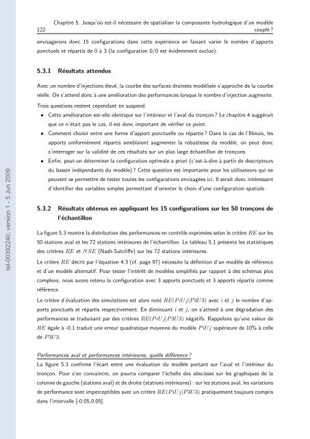 Quels apports hydrologiques pour les modÃ¨les hydrauliques? Vers ...