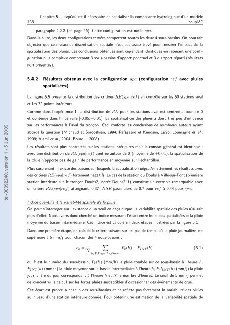 Quels apports hydrologiques pour les modÃ¨les hydrauliques? Vers ...