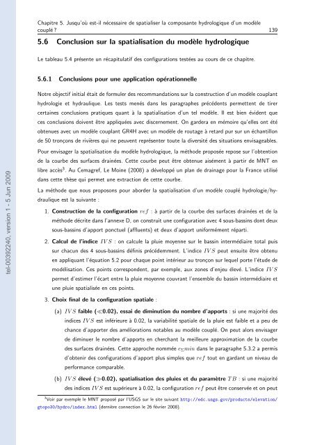 Quels apports hydrologiques pour les modÃ¨les hydrauliques? Vers ...