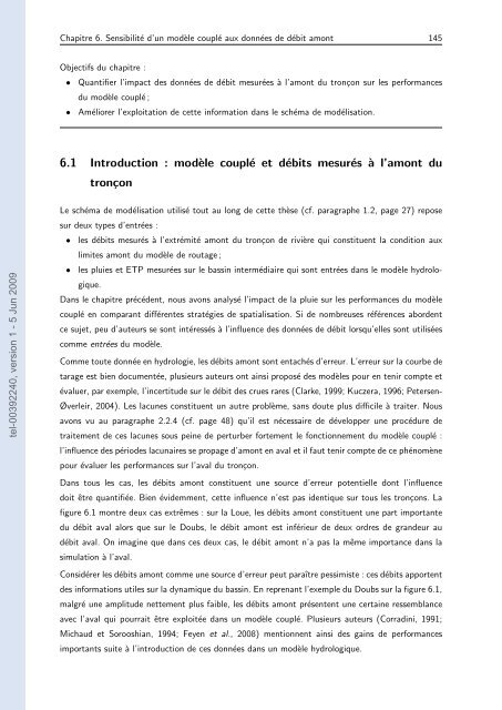 Quels apports hydrologiques pour les modÃ¨les hydrauliques? Vers ...