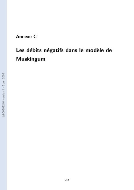 Quels apports hydrologiques pour les modÃ¨les hydrauliques? Vers ...