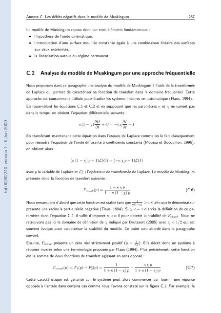 Quels apports hydrologiques pour les modÃ¨les hydrauliques? Vers ...