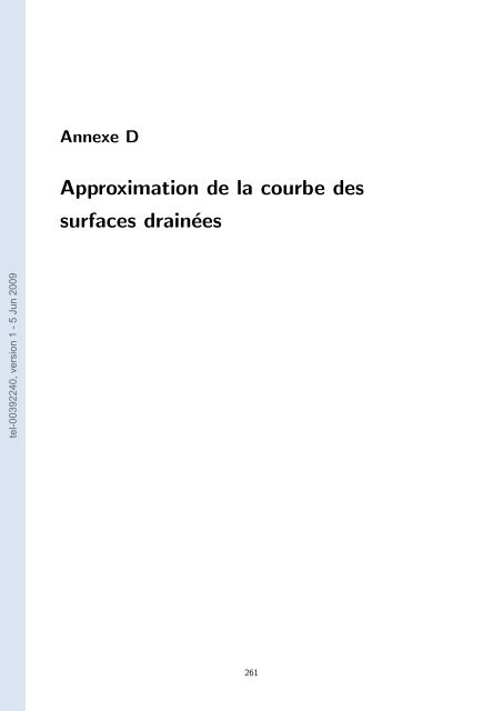 Quels apports hydrologiques pour les modÃ¨les hydrauliques? Vers ...