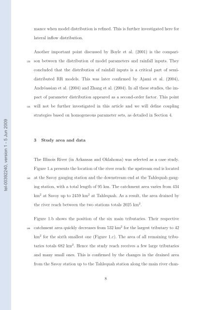 Quels apports hydrologiques pour les modÃ¨les hydrauliques? Vers ...