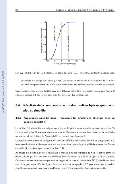 Quels apports hydrologiques pour les modÃ¨les hydrauliques? Vers ...