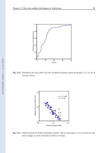 Quels apports hydrologiques pour les modÃ¨les hydrauliques? Vers ...