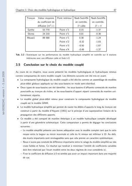 Quels apports hydrologiques pour les modÃ¨les hydrauliques? Vers ...